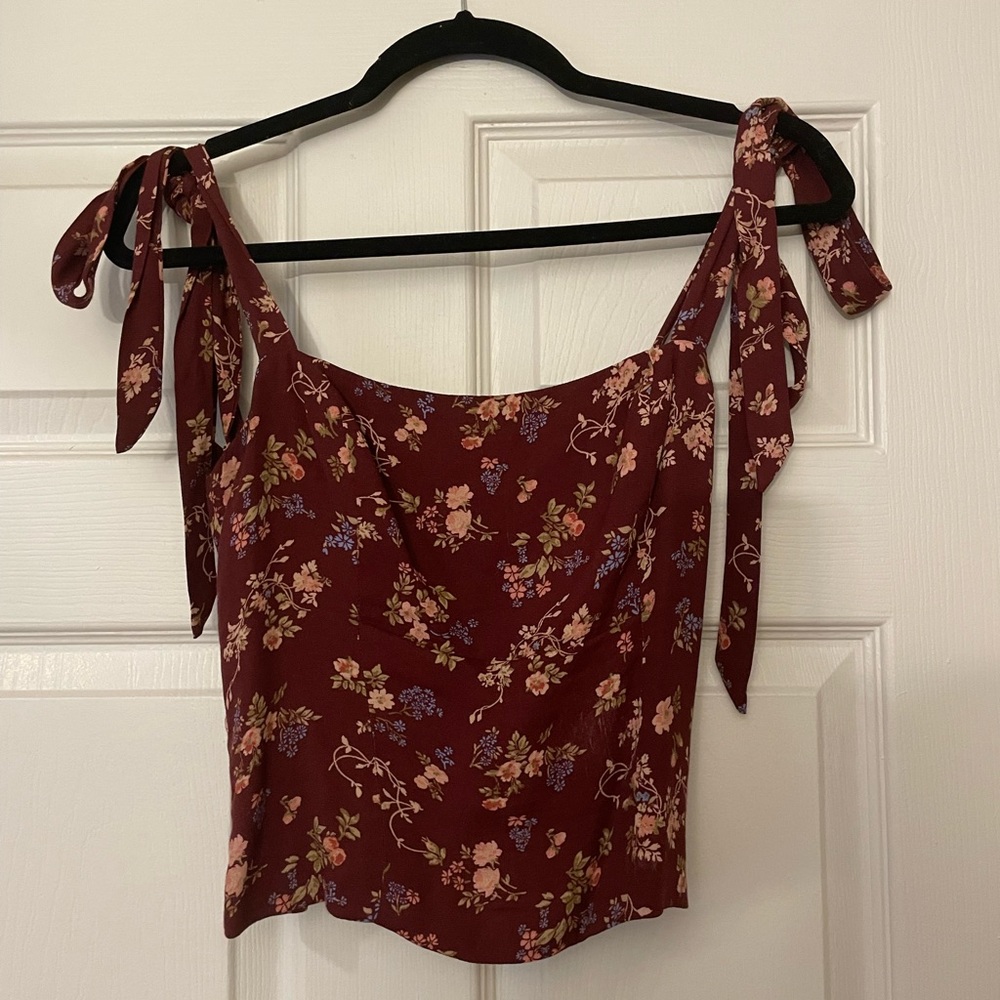 Reformation floral top